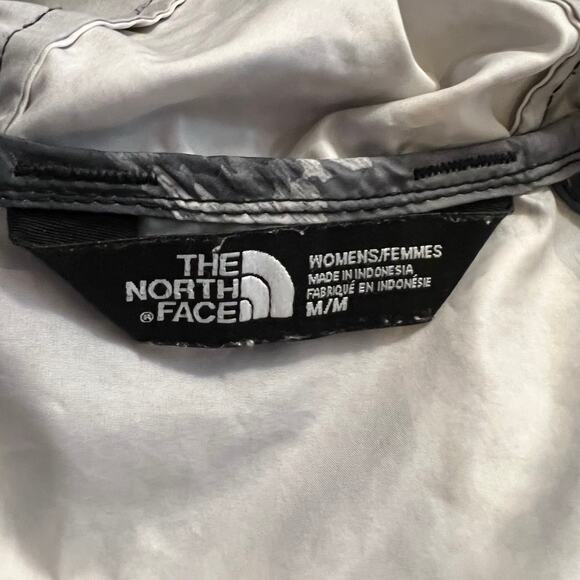 The North Face Windwall Jacket Womens Medium Black Gray Light Windbreaker - Picture 10 of 10